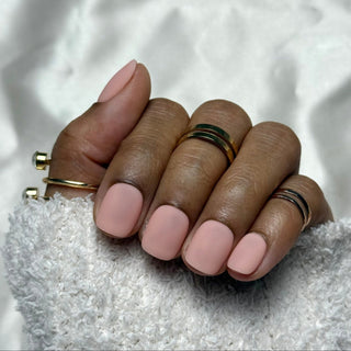 Beige Nude Cachemire - Extra Court - Mella Nails