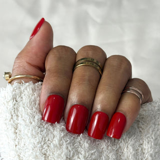 Bordeaux Impérial - Carré Court - Mella Nails