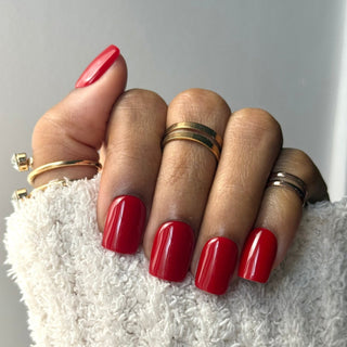 Bordeaux Impérial - Carré Court - Mella Nails