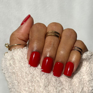 Bordeaux Impérial - Carré Court - Mella Nails