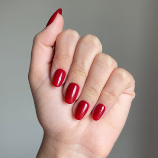 Bordeaux Impérial - Ovale Moyen - Mella Nails