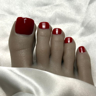 Bordeaux Impérial - Pieds - Mella Nails