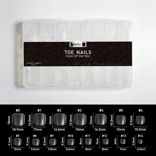 Capsules Américaines Pieds - 480 Pièces - Mella Nails