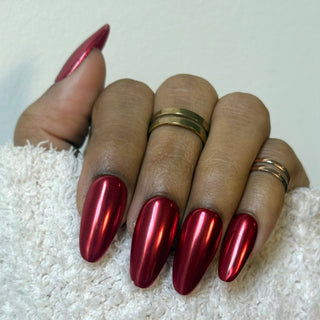 Chrome Red - Mella Nails