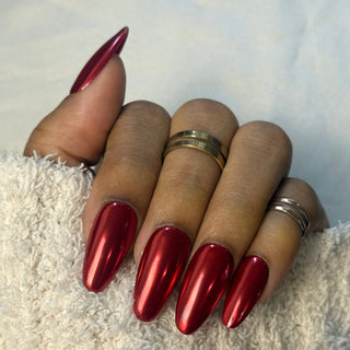 Chrome Red - Mella Nails