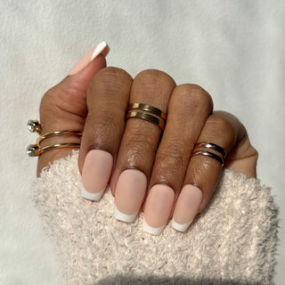 French Beige Dune de Sable - Ballerine Moyen - Mella Nails