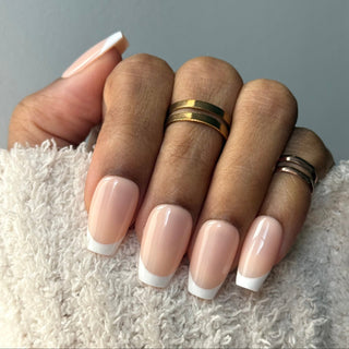 French Beige Dune de Sable - Ballerine Moyen - Mella Nails