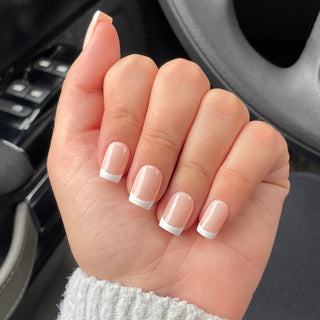 French Beige Dune de Sable - Carré Moyen - Mella Nails