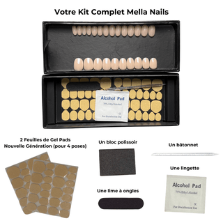 French Rose Poudré - Amande Court - Mella Nails