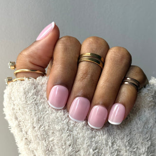 French Rose Poudré - Extra Court - Mella Nails