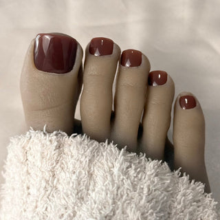 Marron Terre d’Orient - Pieds - Mella Nails