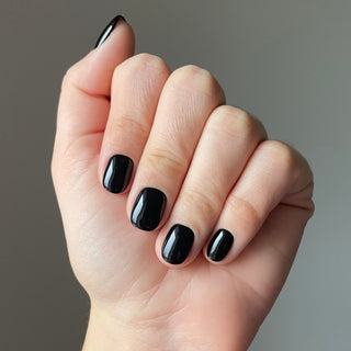 Noir Obsidienne - Extra Court - Mella Nails
