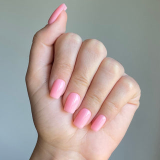 Rose Éclat - Carré Moyen - Mella Nails