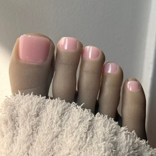 Rose Éclat - Pieds - Mella Nails