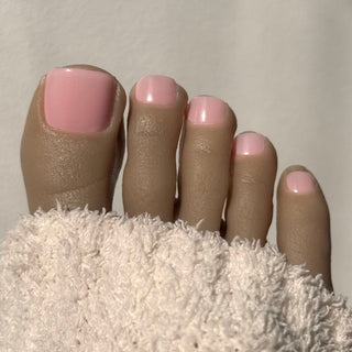 Rose Éclat - Pieds - Mella Nails
