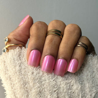 Rose Poussière d’Étoile - Carré Court - Mella Nails