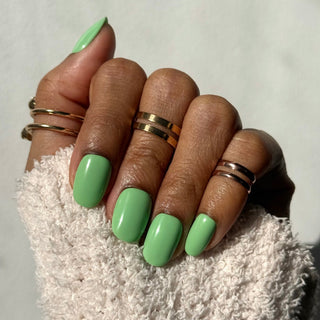 Sorbet Matcha - Ovale Court - Mella Nails